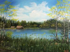 Malen im Freien Griessee